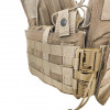 Чохол броніжелета 6094R QRS - койот [Grad Gear]